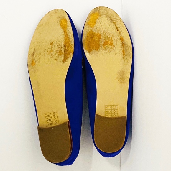 J. Crew Cora Blue Suede Loafers - Picture 7 of 8